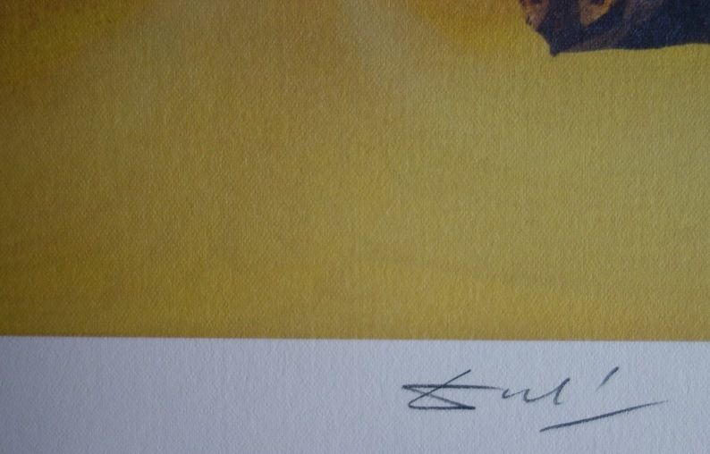 Fine Surrealist Limited Edition Print, Salvador Dali, Signed & Numbered In Pencil photo for sale