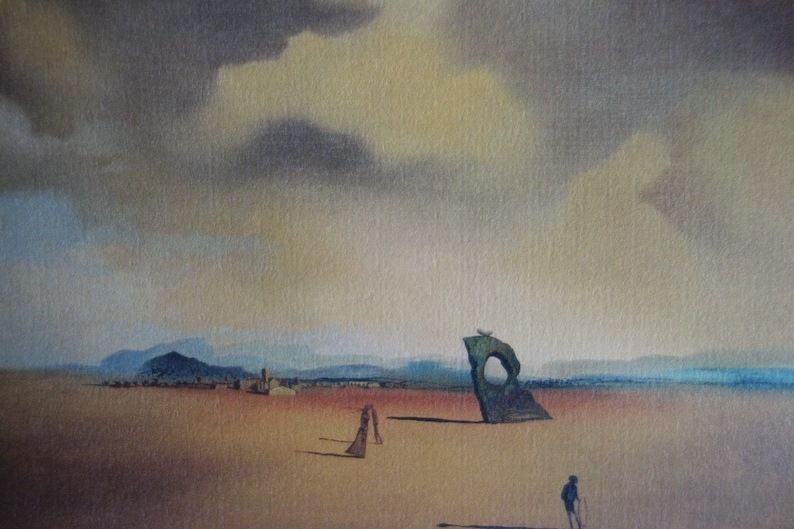 Fine Surrealist Limited Edition Print, Salvador Dali, Signed & Numbered In Pencil photo for sale