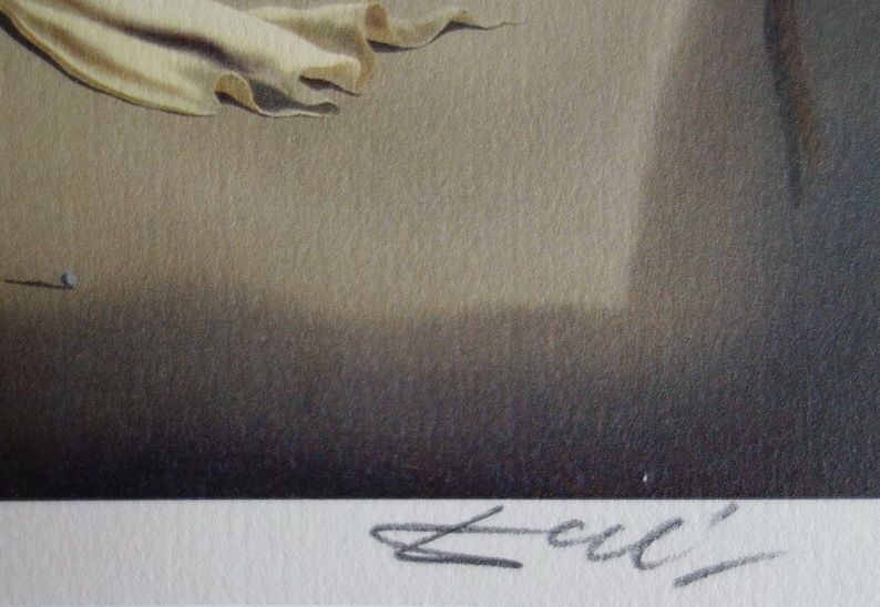 Fine Surrealist Limited Edition Print, Salvador Dali, Signed & Numbered In Pencil photo Art