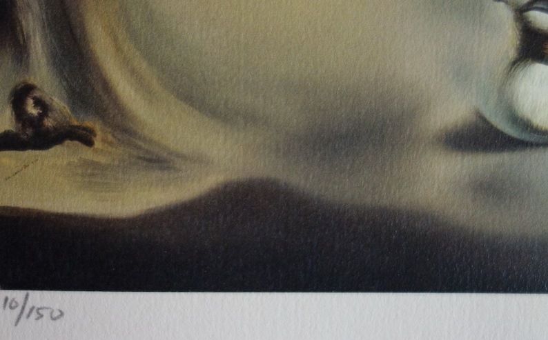 Fine Surrealist Limited Edition Print, Salvador Dali, Signed & Numbered In Pencil photo 214.0