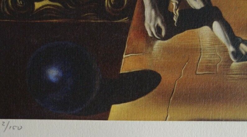 Fine Surrealist Limited Edition Print, Salvador Dali, Signed & Numbered In Pencil photo Art
