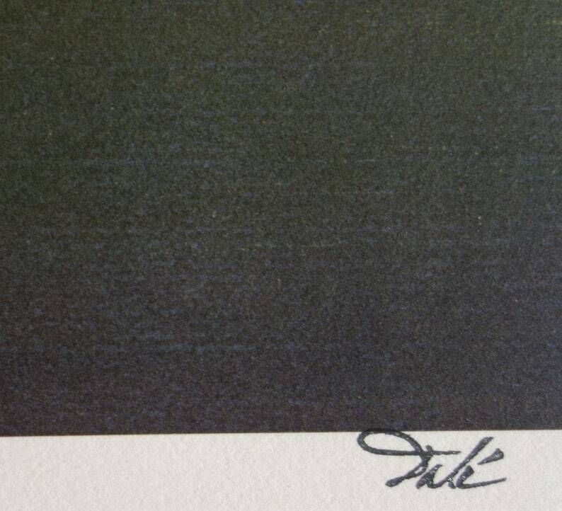 Fine Surrealist Edition Print, Salvador Dali, Signed & Stamped photo for sale