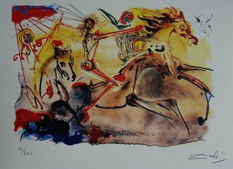 Fine Surrealist Limited Edition Print, Salvador Dali, Signed & Numbered In Pencil