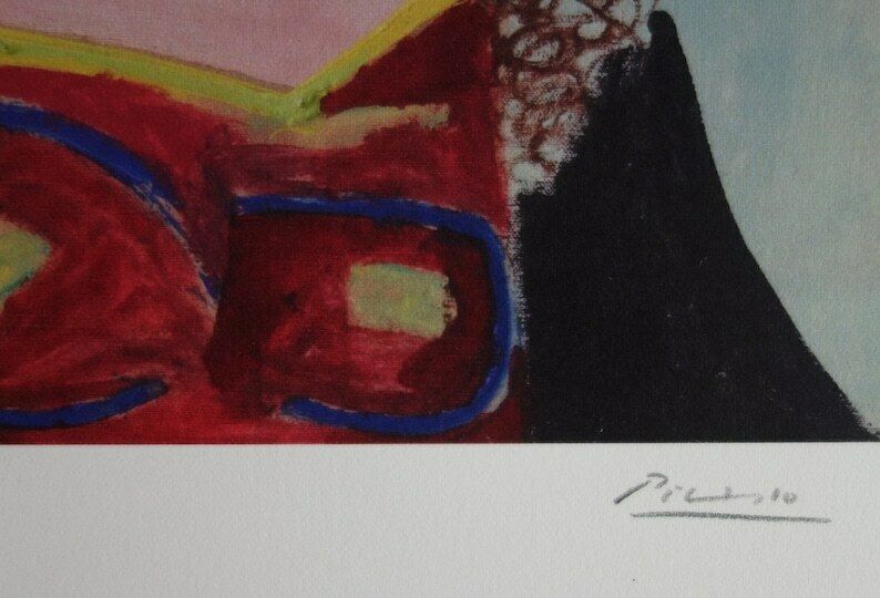 Fine Cubist Limited Edition Print   Portrait Of A Woman, Pablo Picasso, Signed & Hand Numbered photo Art