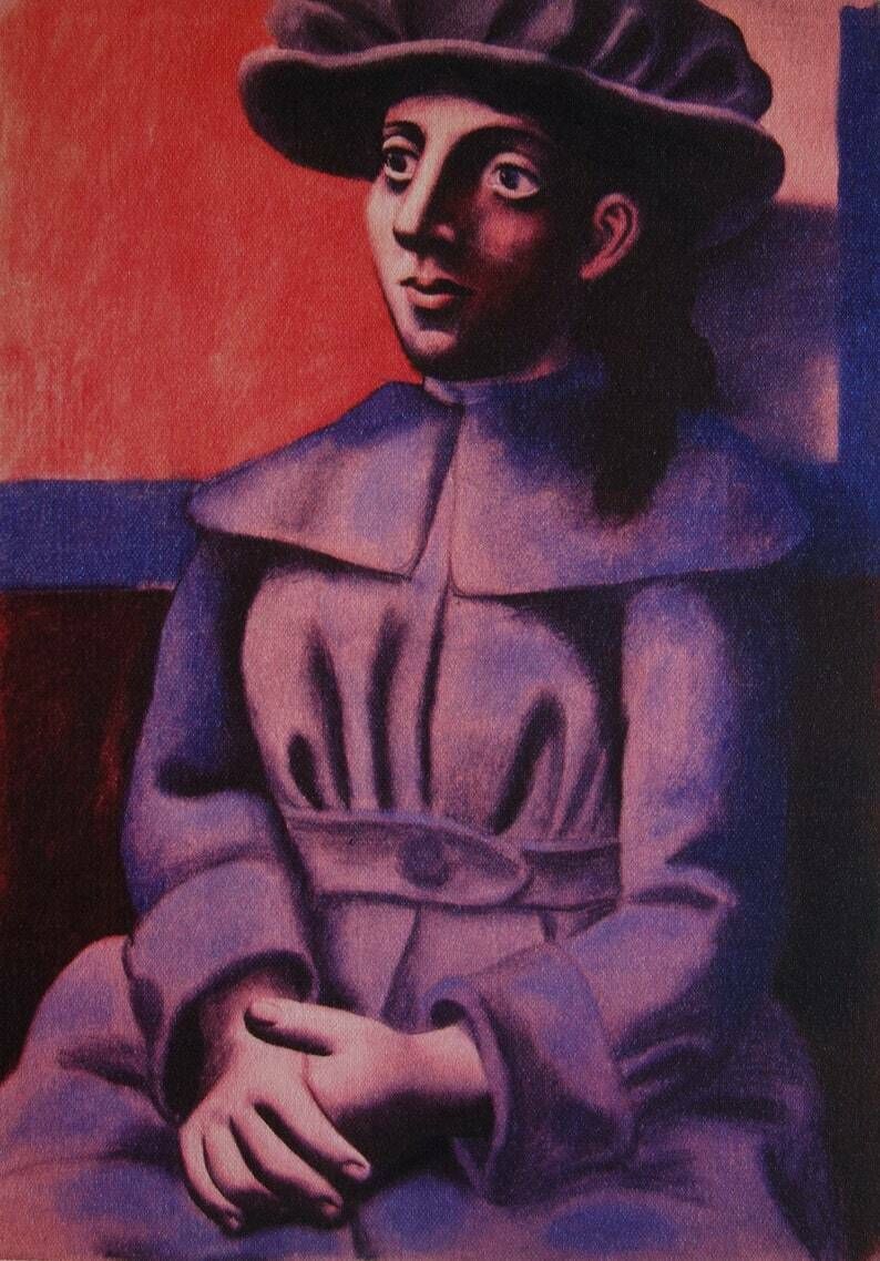 Fine Cubist Limited Edition Print   Portrait Of A Woman, Pablo Picasso, Signed & Hand Numbered photo furniture