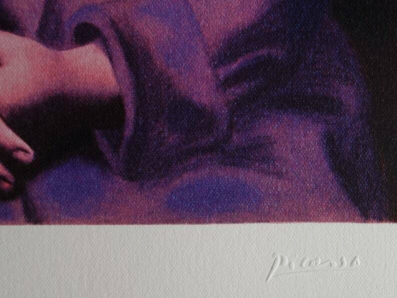 Fine Cubist Limited Edition Print   Portrait Of A Woman, Pablo Picasso, Signed & Hand Numbered photo Art