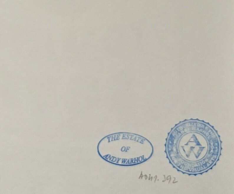 Fine Pop Art Limited Edition Print – Campbell’s Soup Can, Andy Warhol, Hand Signed & Numbered, With Estate Stamp photo 285.0