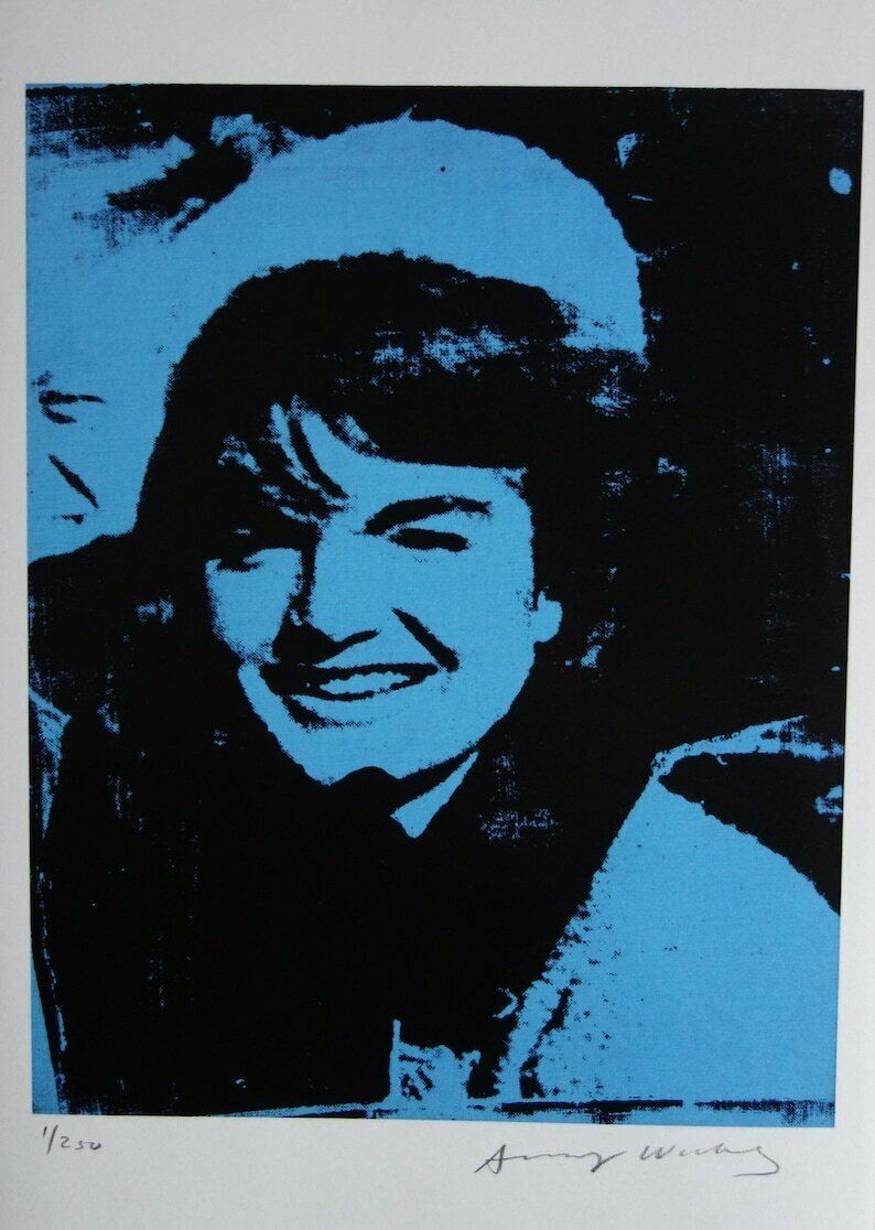 Fine Pop Art Limited Edition Print –Jackie Kennedy, Andy Warhol, Signed & Numbered