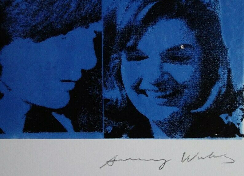Fine Pop Art Limited Edition Print – Jackie Kennedy, Andy Warhol, Signed Trial Proof photo Art