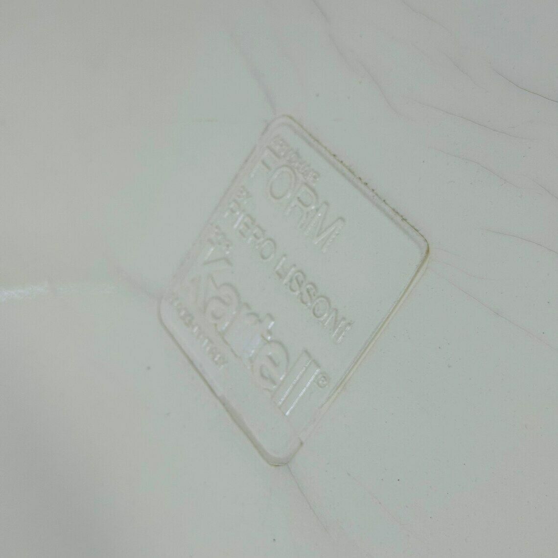 photo for sale White Form Lounge Chair By Piero Lissoni For Kartell Italy 1990s