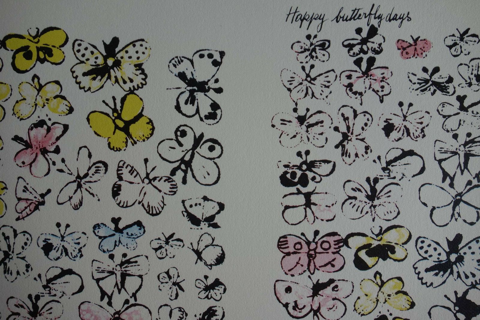 Fine Pop Art Limited Edition Print   Illustration   Butterflies, Andy Warhol, Signed & Numbered photo furniture