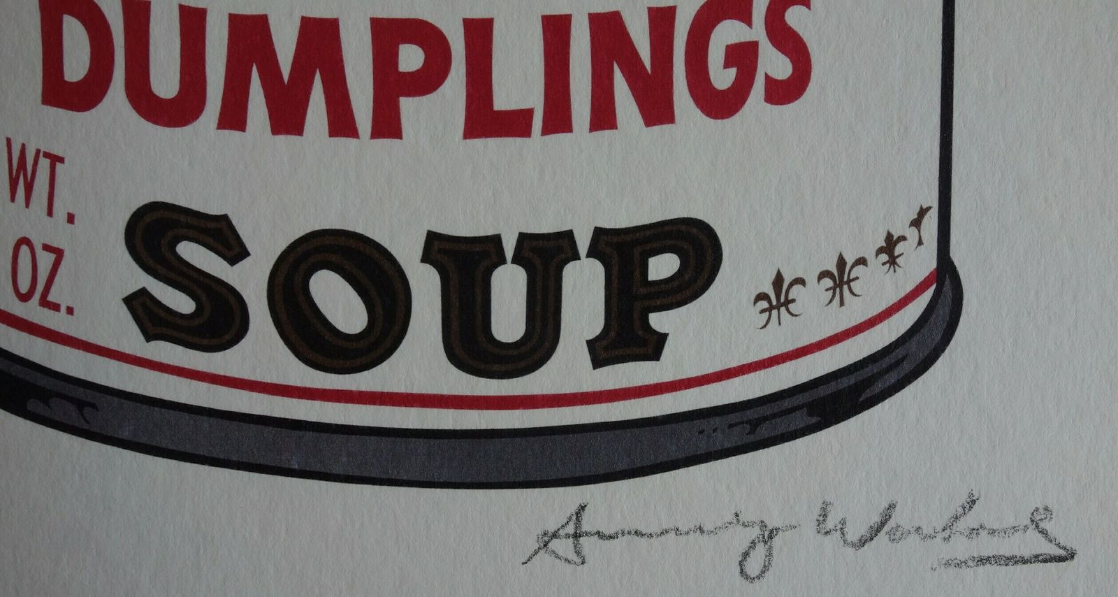 Fine Pop Art Limited Edition Print – Campbell’s Soup Can, Andy Warhol, Signed & Numbered, With Estate Stamp photo for sale