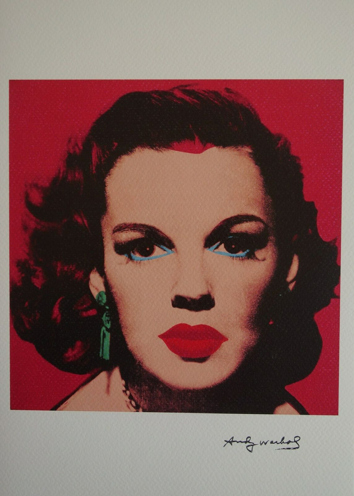 Fine Pop Art Limited Edition Print – Celebrity Portrait Series, Andy Warhol, Stamp Signed