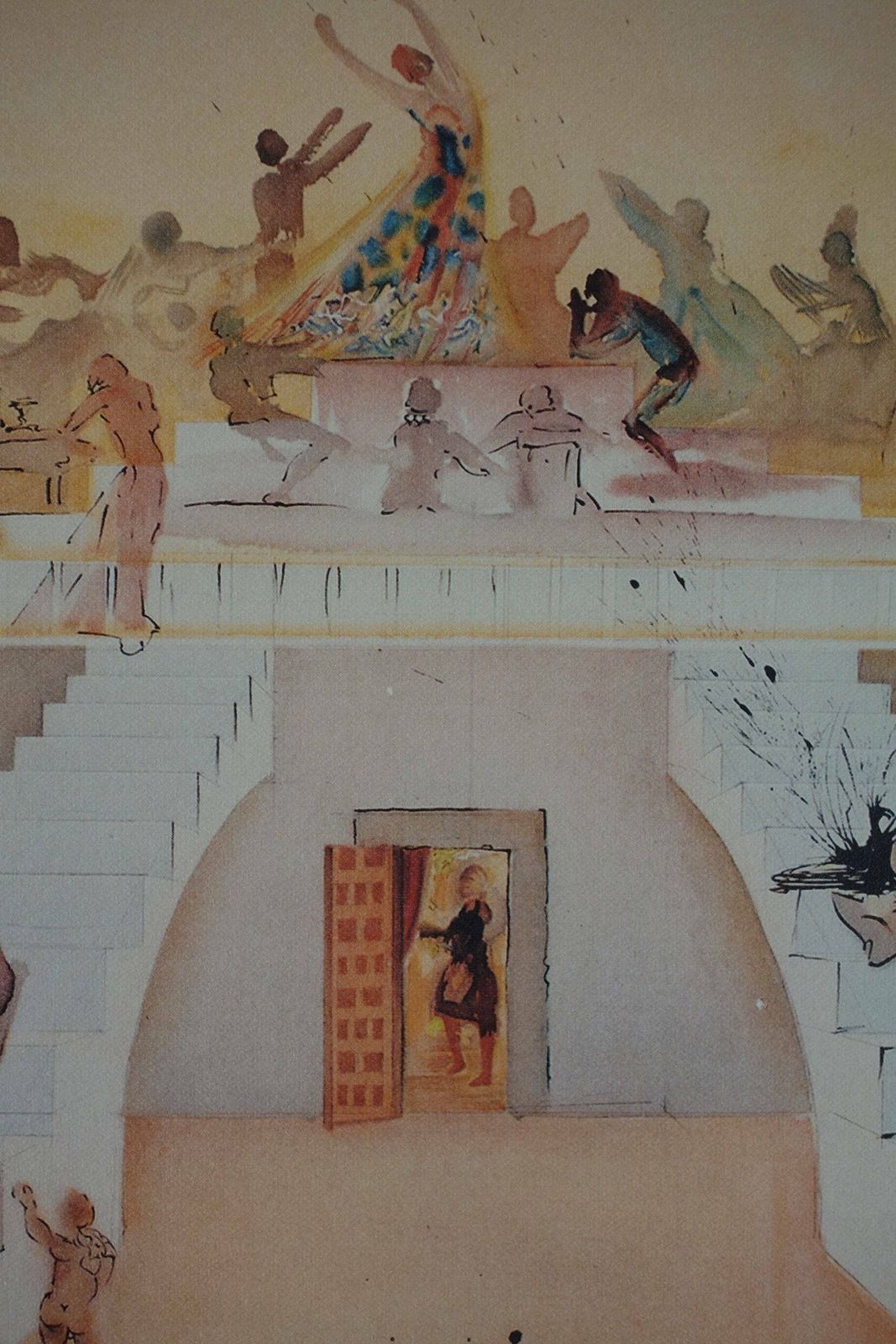 Fine Surrealist Limited Edition Print, Salvador Dali, Signed & Numbered In Pencil photo furniture