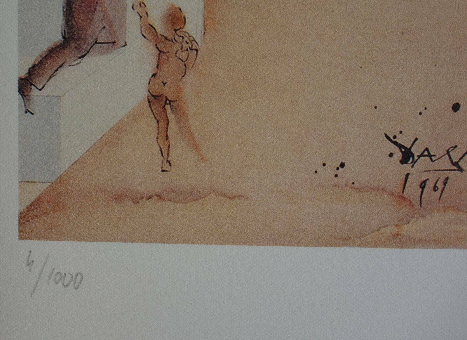 Fine Surrealist Limited Edition Print, Salvador Dali, Signed & Numbered In Pencil photo Art