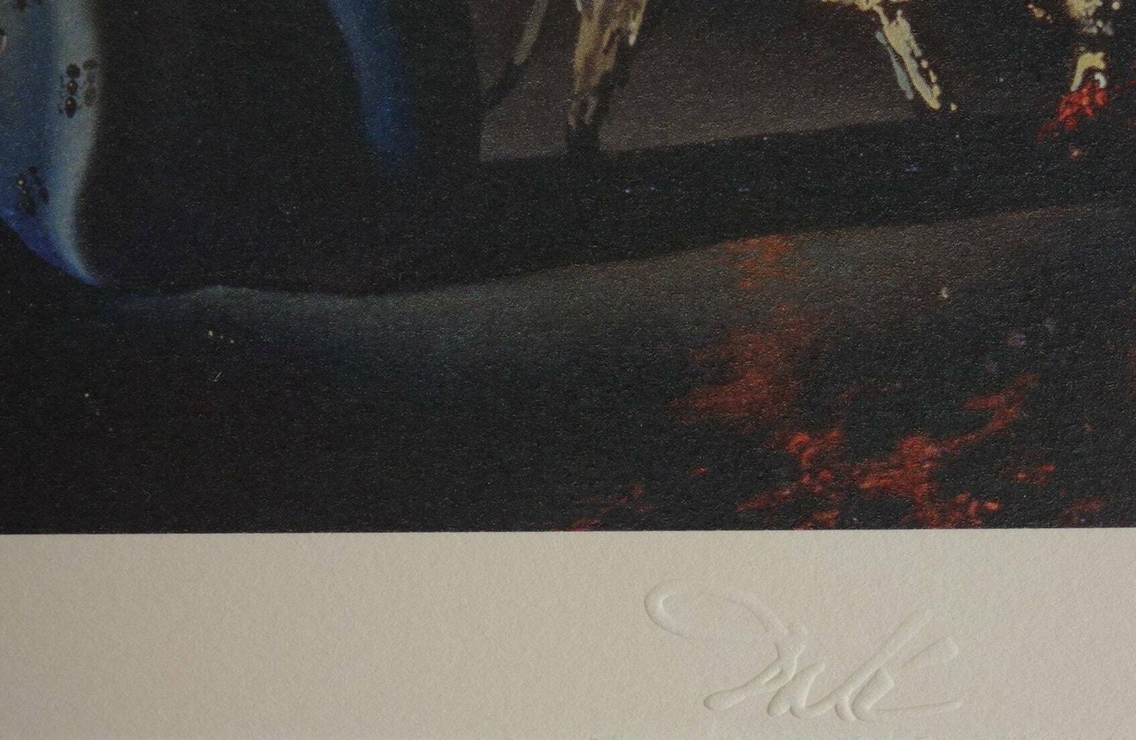 Fine Surrealist Limited Edition Print, Salvador Dali, Signed & Numbered In Pencil photo for sale