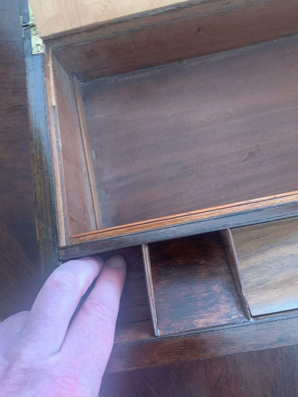 A Superb Large Antique Georgian Rosewood & Boulle Work Writing Slope/Desk C/W Working Lock And Secret Drawers photo buy