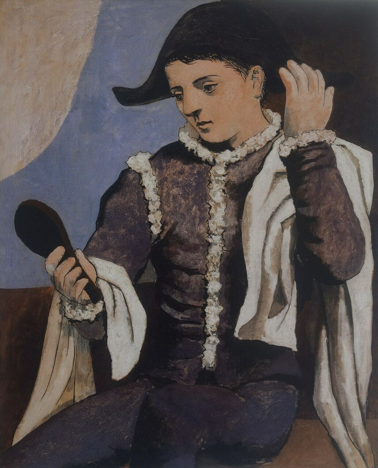 Fine Cubist Limited Edition Print   Blue Period Portrait Of A Harlequin, Pablo Picasso, Signed & Numbered photo furniture