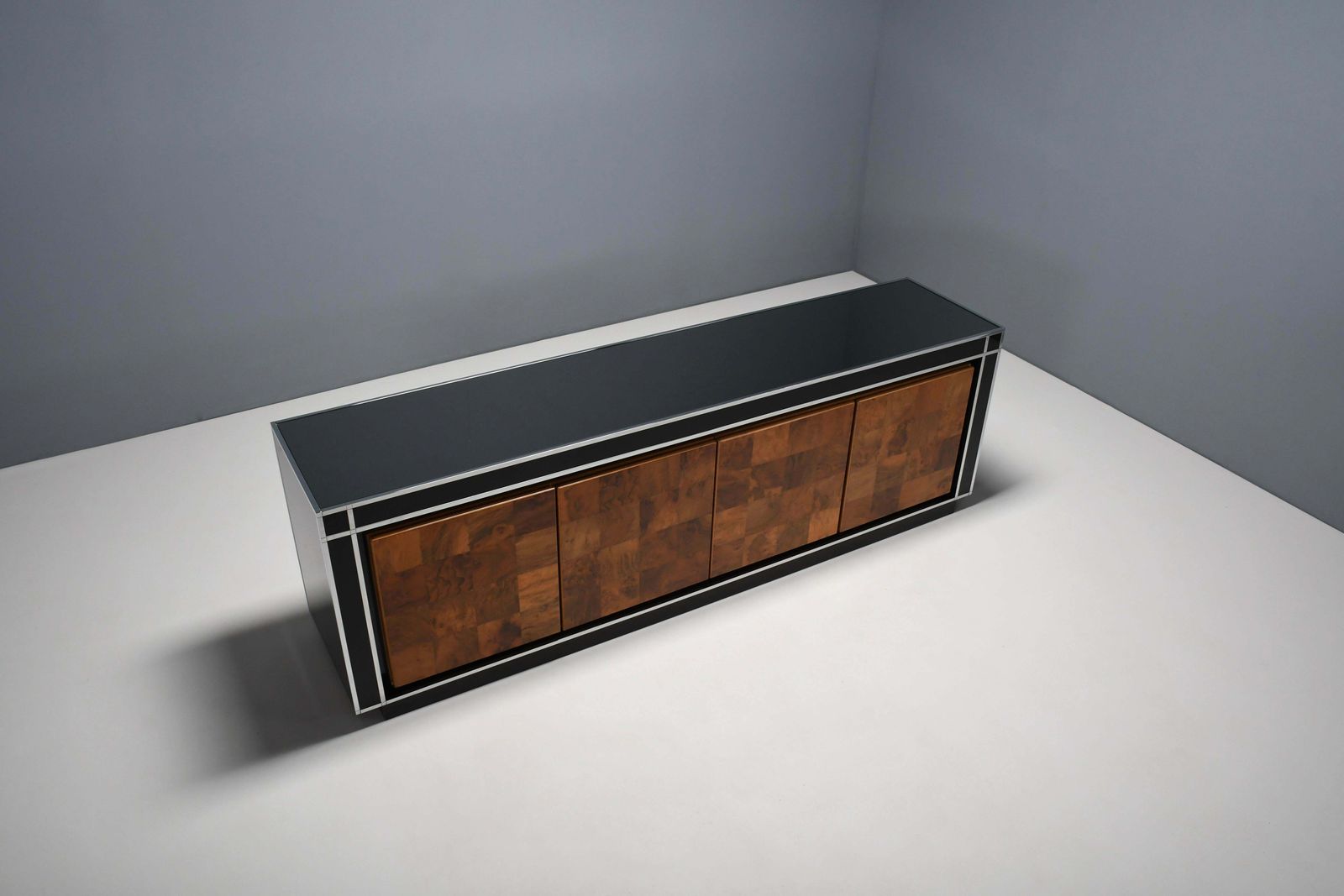 Impressive Italian Sideboard By Willy Rizzo For Mario Sabot, 1970s photo furniture