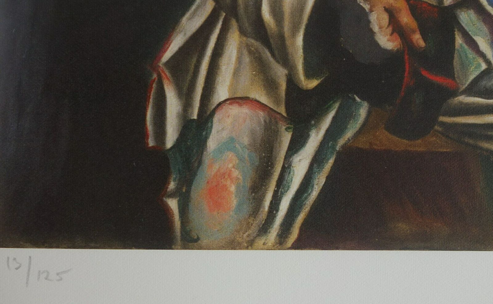 Fine Cubist Limited Edition Print   Blue Period Portrait Of A Harlequin, Pablo Picasso, Signed & Numbered photo 191.0