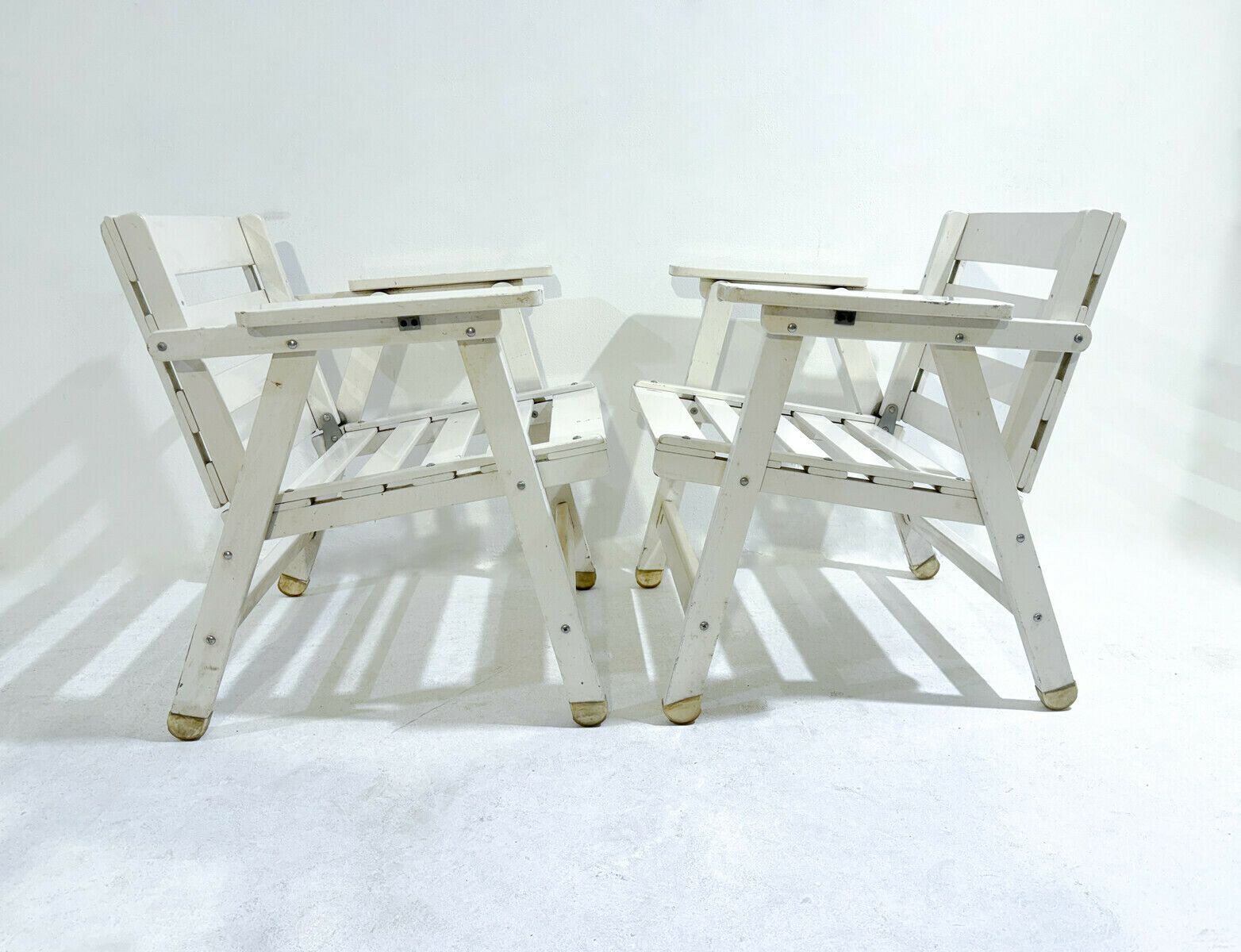 Mid Century Modern Pair Of Armchairs By Carlo Hauner, 1950s photo Furniture