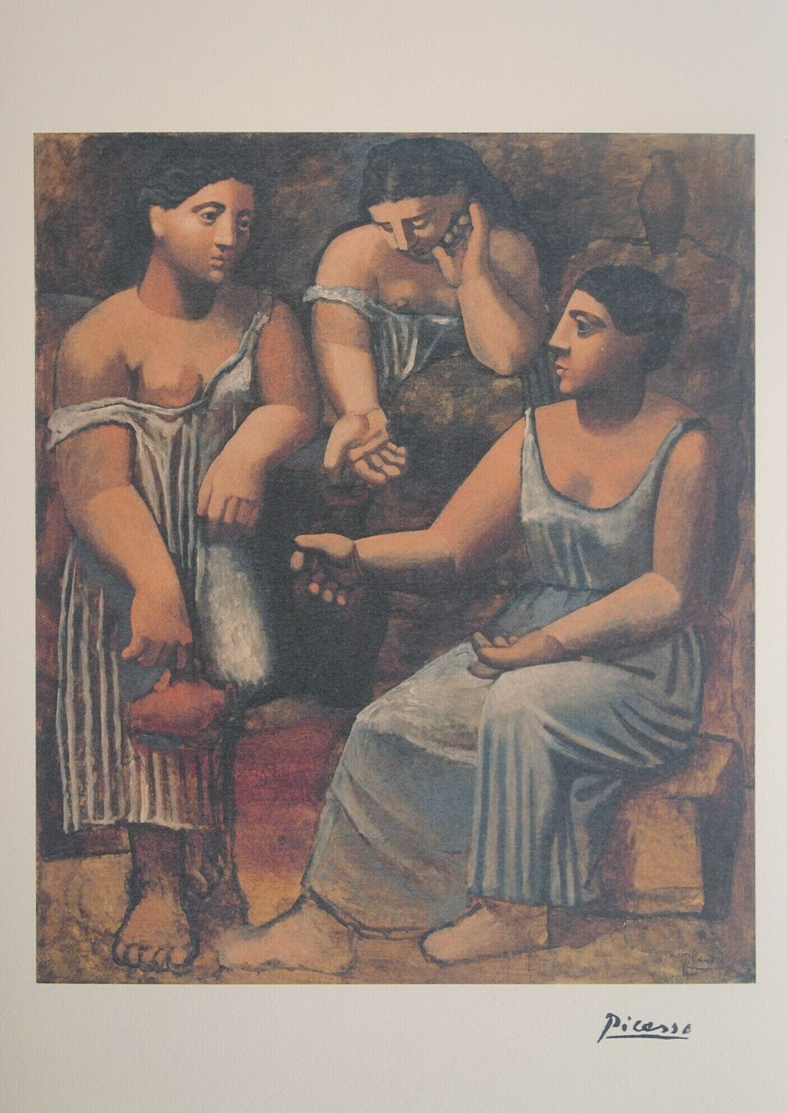 Fine Rose Period Edition Print   Three Women, Pablo Picasso, Signed & Stamped photo vinterior
