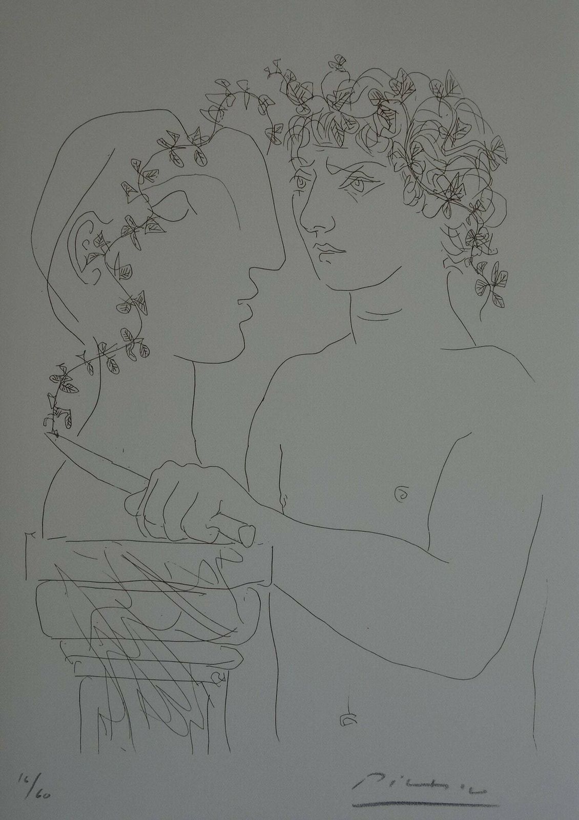 Fine Cubist Limited Edition Print, Pablo Picasso, Hand Signed & Hand Numbered photo vinterior