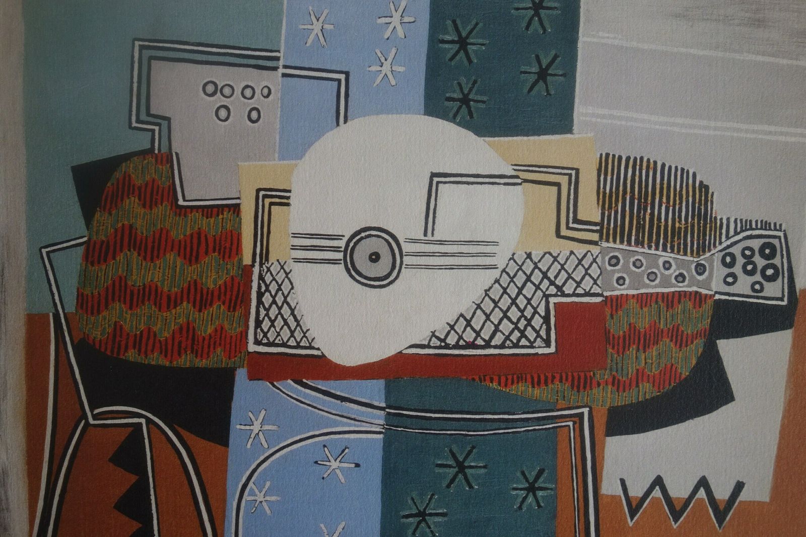 Fine Cubist Limited Edition Print – Still Life, Pablo Picasso, Signed & Numbered photo Art