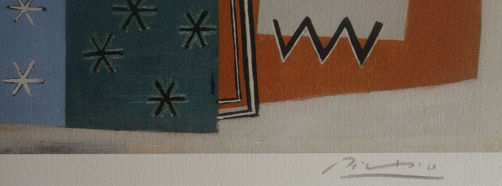 Fine Cubist Limited Edition Print – Still Life, Pablo Picasso, Signed & Numbered photo vinterior