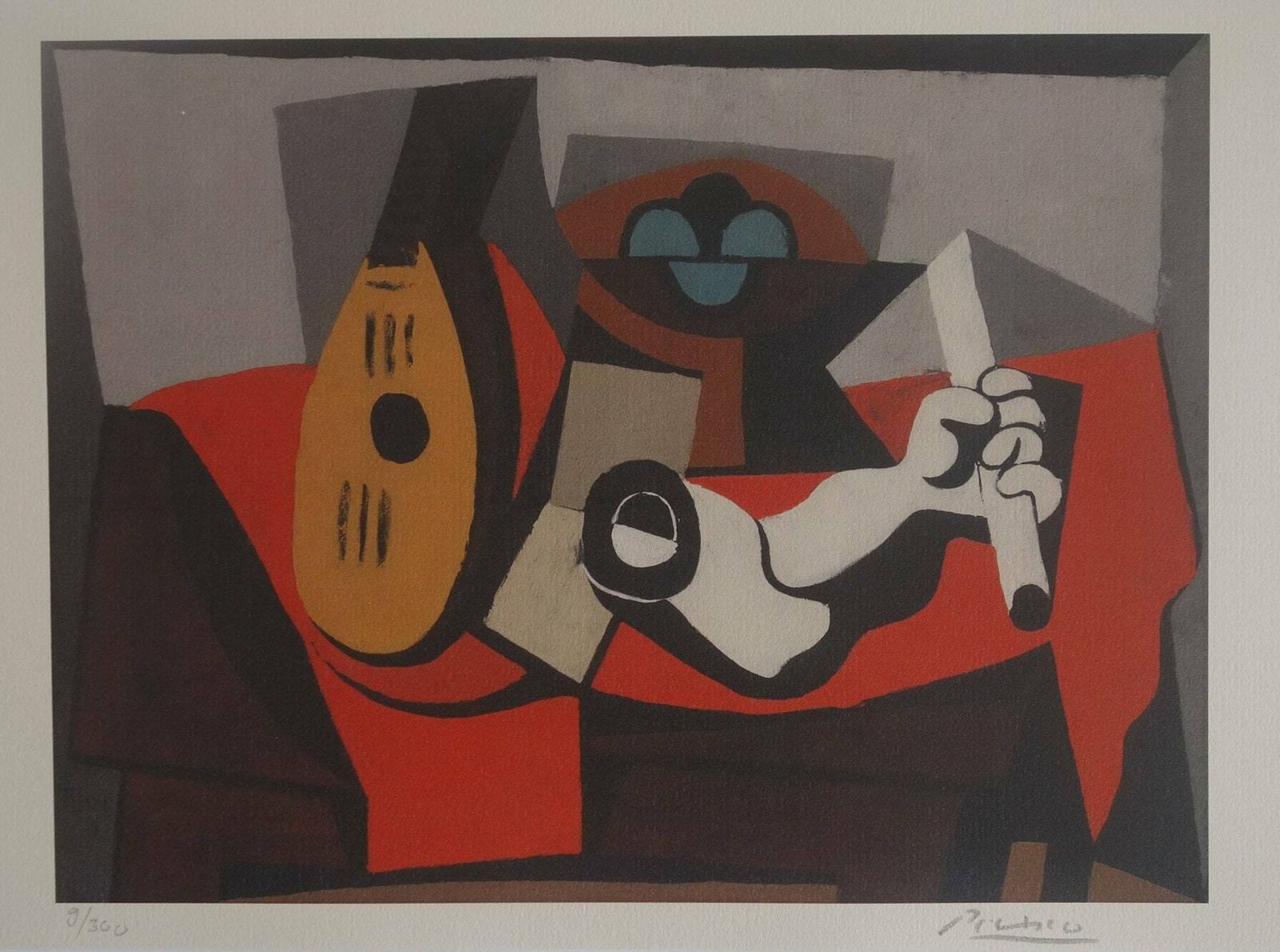 Fine Cubist Limited Edition Print – Still Life, Pablo Picasso, Signed & Numbered photo 207.0