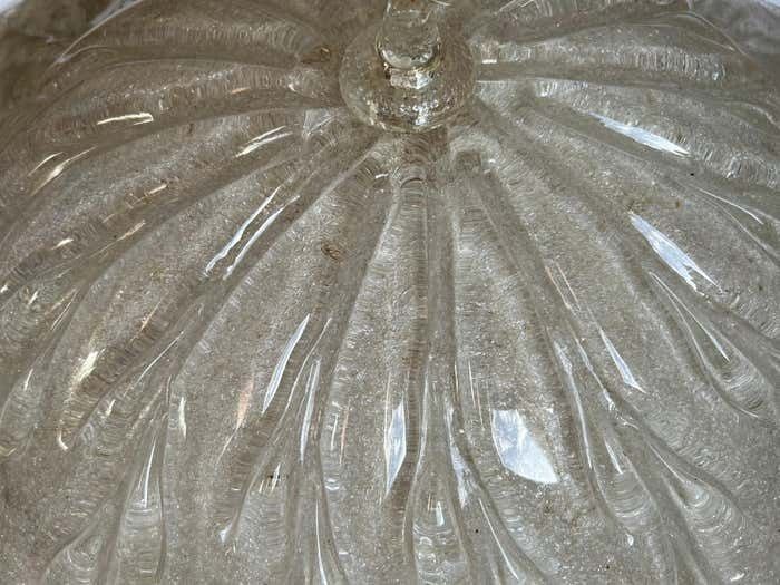 Mother And Child, Two Gorgeous Murano Celing Lights, 1980's photo vinterior