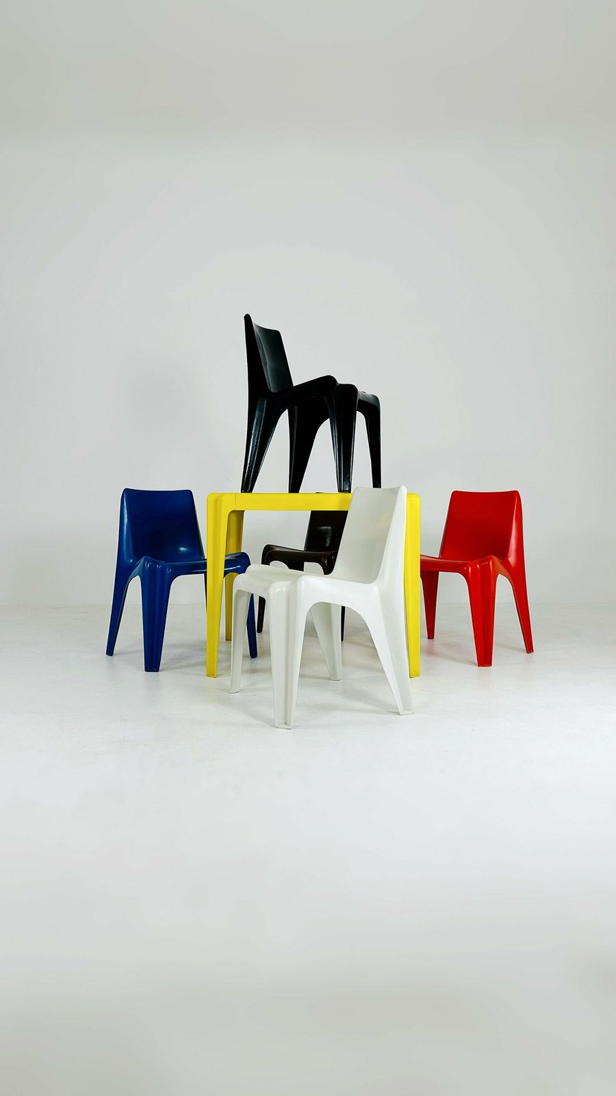 photo for sale Space Age Bofinger Ba1171 Chairs By Helmut Bätzner, 1970s