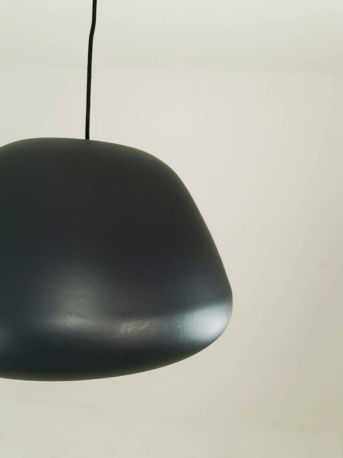 Mid Century Black Metal Pendant Lamp Denmark photo buy