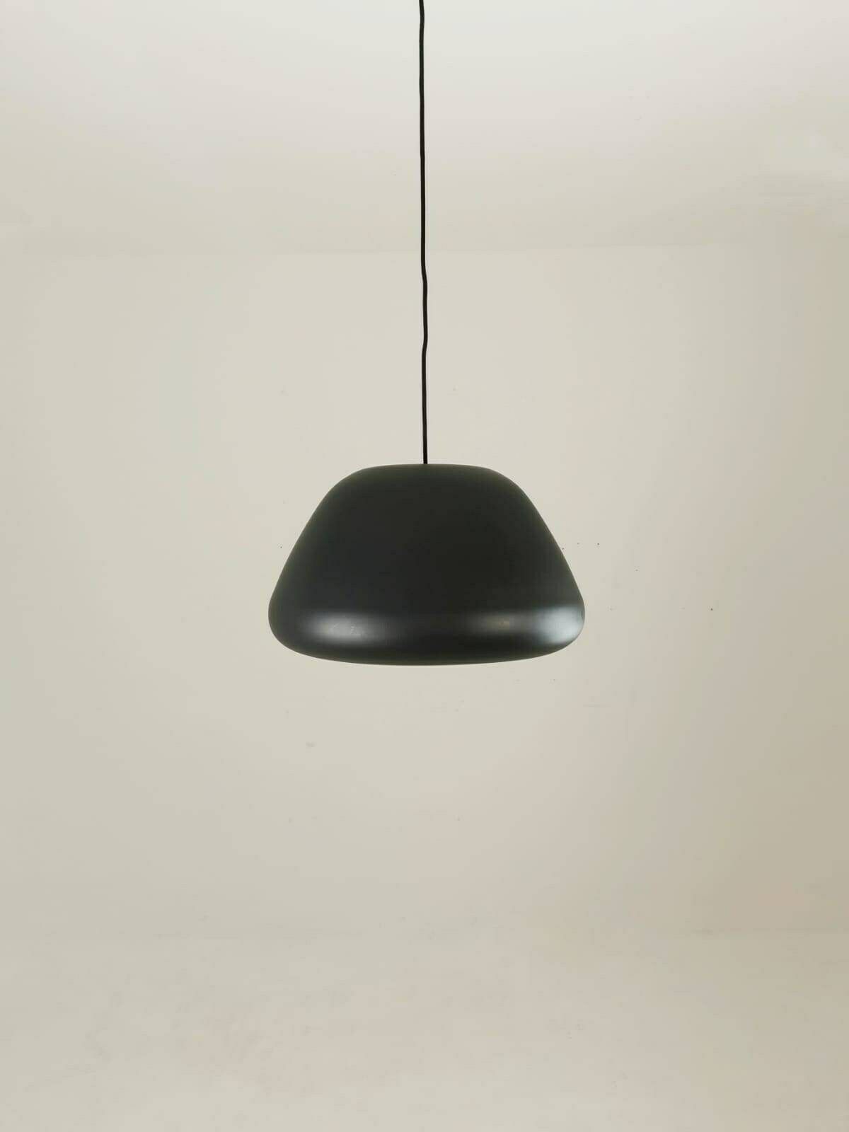 photo furniture Mid Century Black Metal Pendant Lamp Denmark
