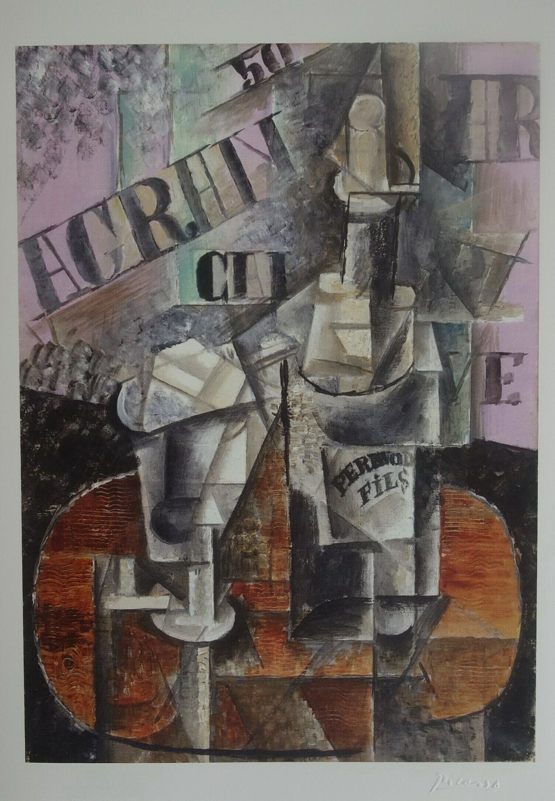 Fine Cubist Limited Edition Print – Still Life, Pablo Picasso, Signed & Numbered