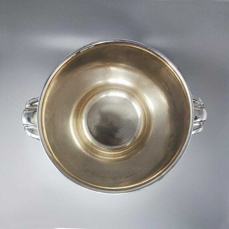 1950s Gorgeous Ice Bucket By Christofle In Silver Plated. Made In France photo 791.0