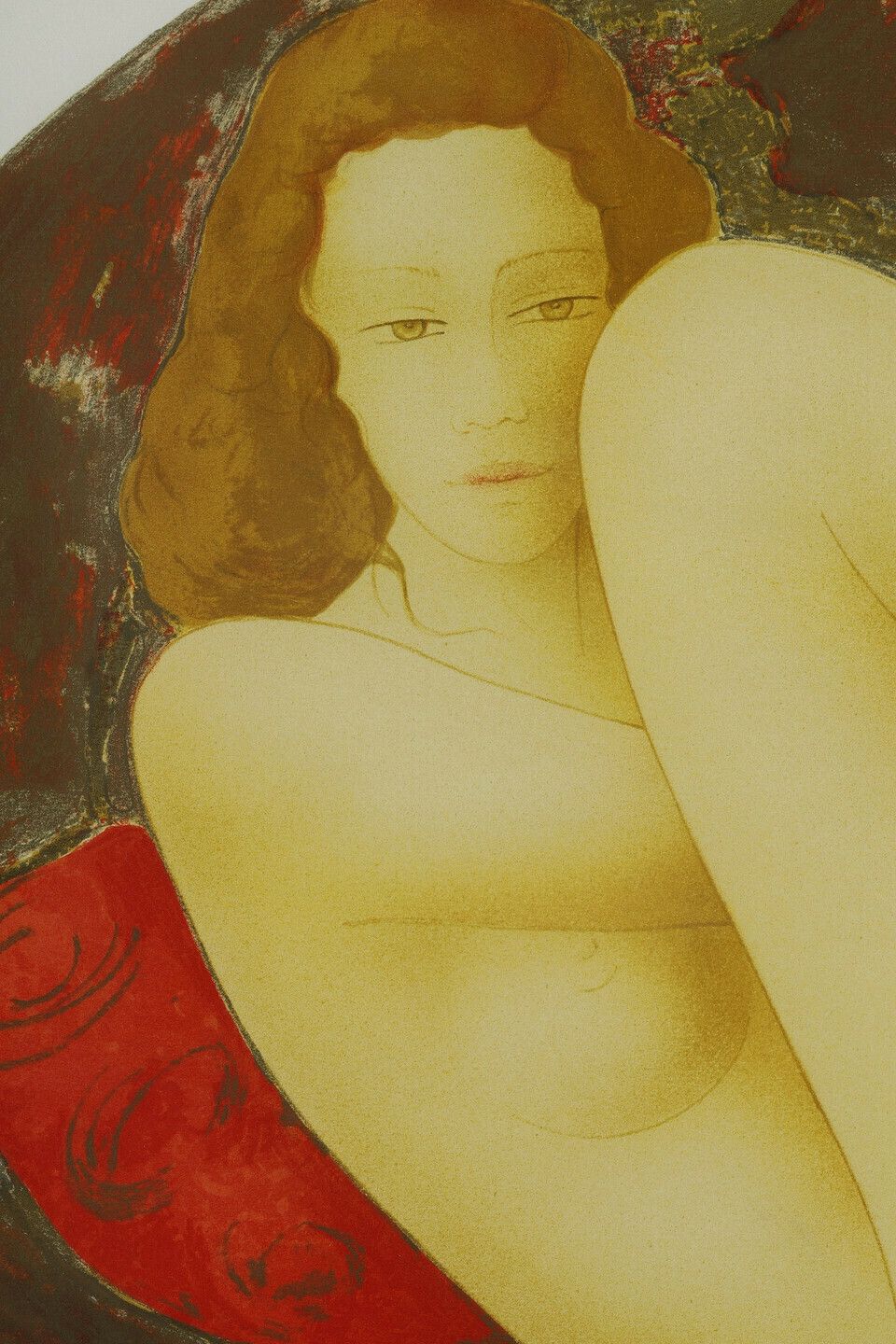 Alain Bonnefoit, "Femme Nue Allongée Sur Un Lit" (Nude Woman Lying On A Bed) photo vinterior