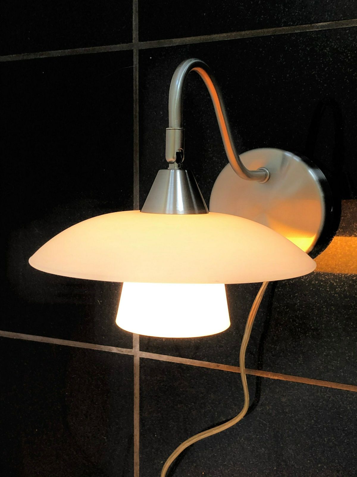 Set Of Three Glass Multilayer Postmodern Danish Wall Lamps From The 1990s   Design By Nordlux photo 393.0