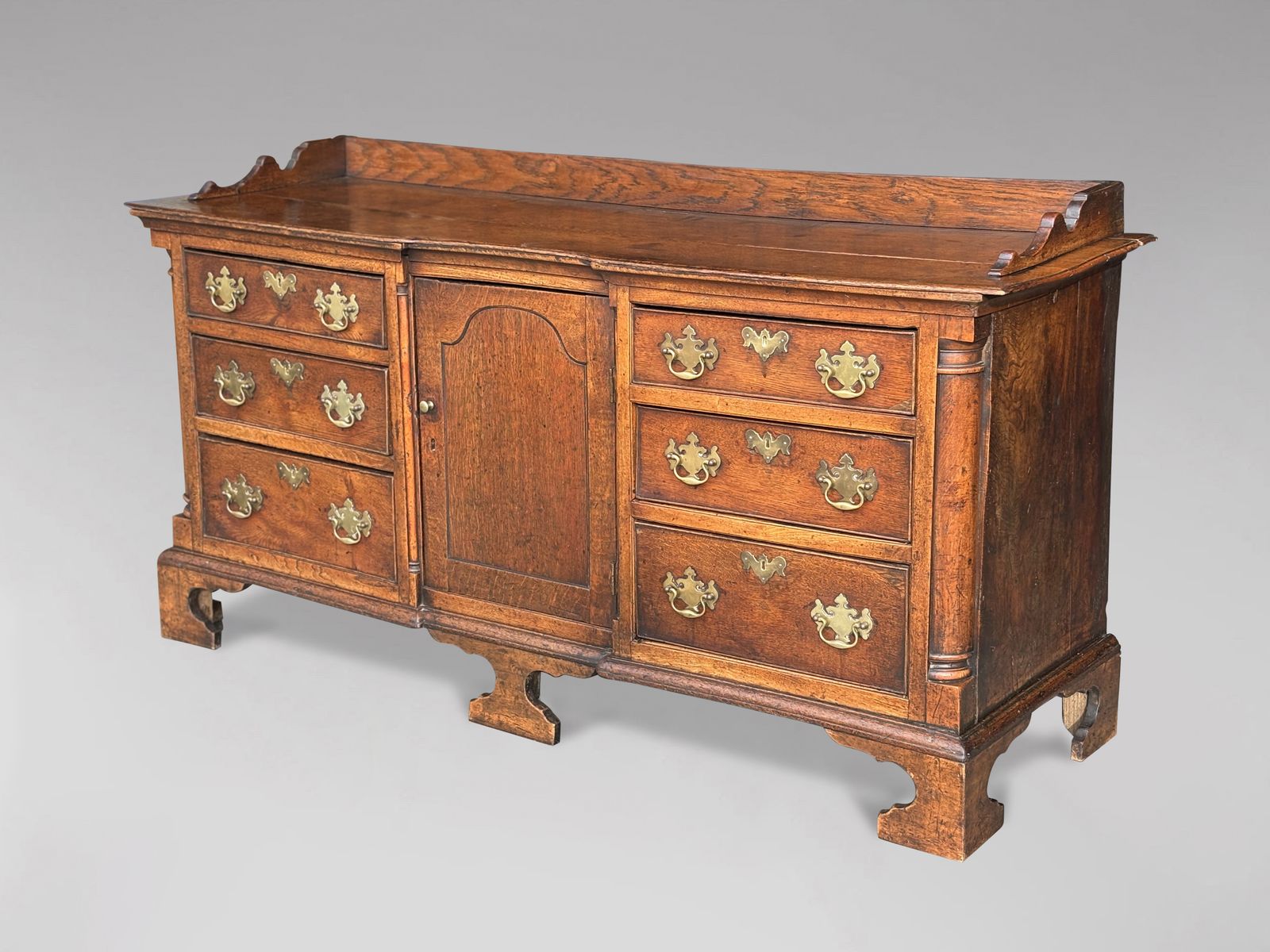 18th Century Lancashire Oak Dresser Base photo Furniture