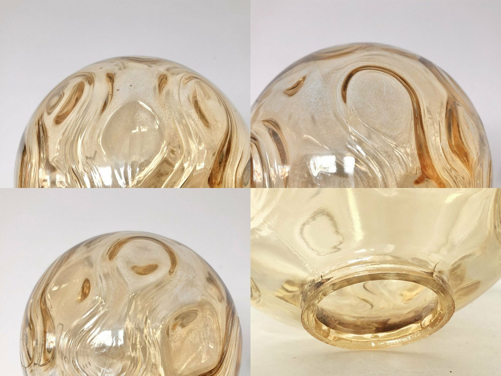 Elegant Danish Mid Century Design Wall Lamps With Globe Amber Glass Shade And Brass Wall Mount photo vintage
