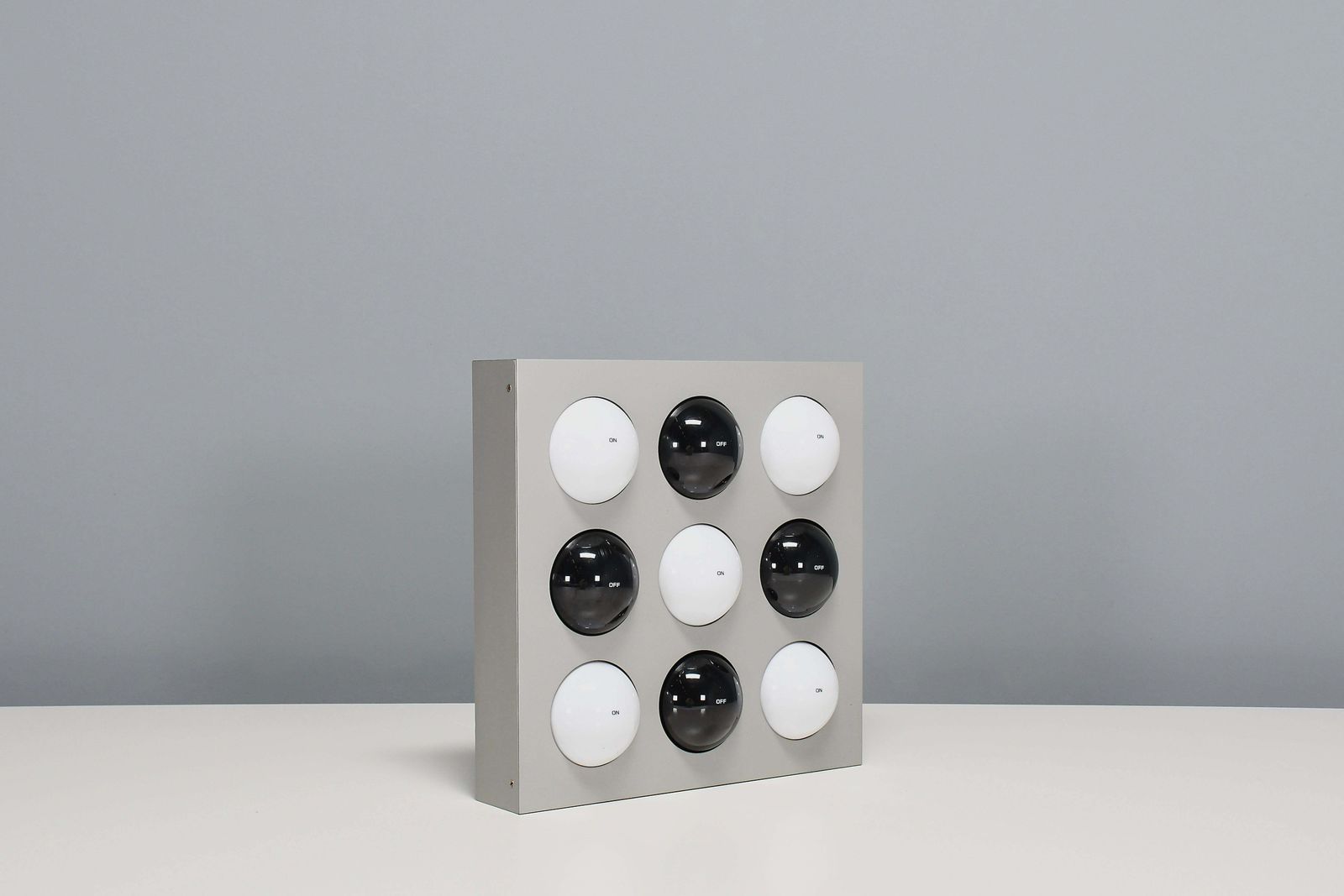 Rare ‘Fifty Fifty' Lamp Designed By Paul Talman, Circa 1965 photo Lighting