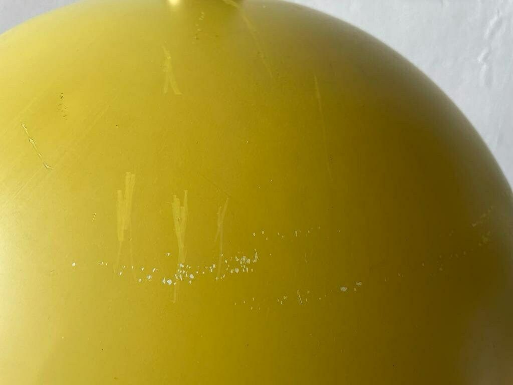Yellow Metal Shade Counterweight Pendant Lamp By Stilux, 1970s, Italy photo 2201.0