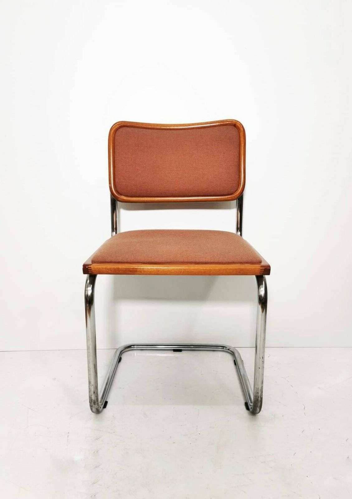 1 Of 2 Marcel Breuer B32 Upholstered Cesca Chair Bauhaus Design By Bene photo for sale