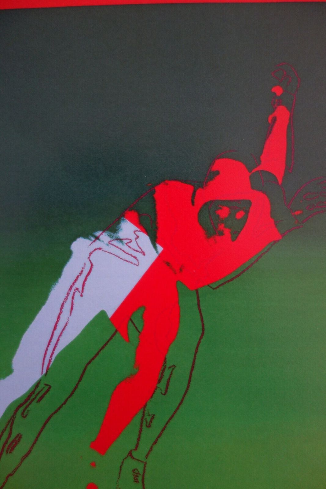 Fine Pop Art Limited Edition Print, Sportsman   Skating, Andy Warhol, Signed & Numbered photo for sale