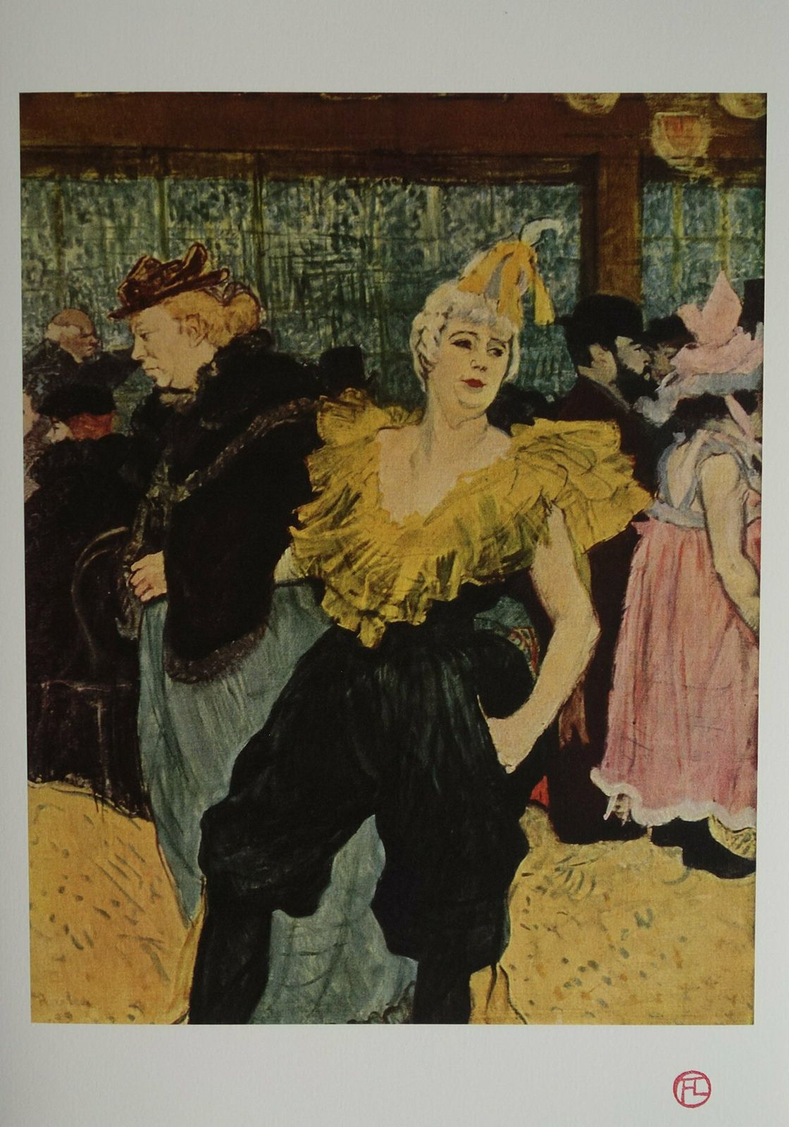 Fine Art Deco Post Impressionist Limited Edition Print, Henri De Toulouse Lautrec, Signed & Numbered