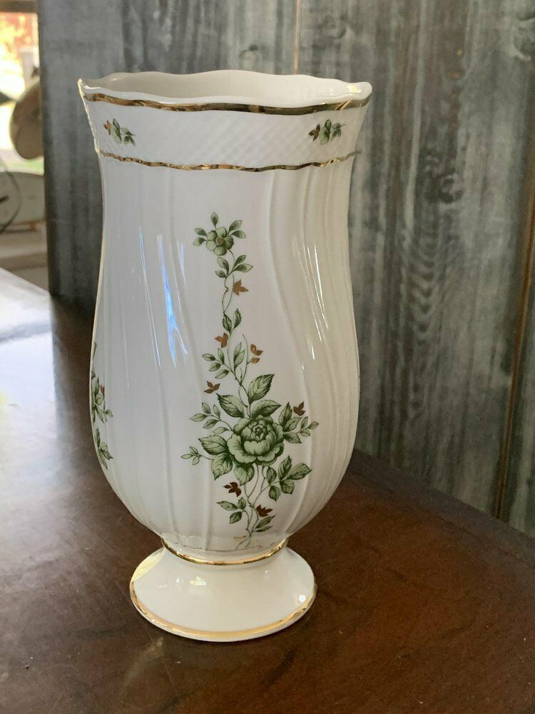 Hungarian Holhaza Porcelain Vase, 1980s photo Home Decor