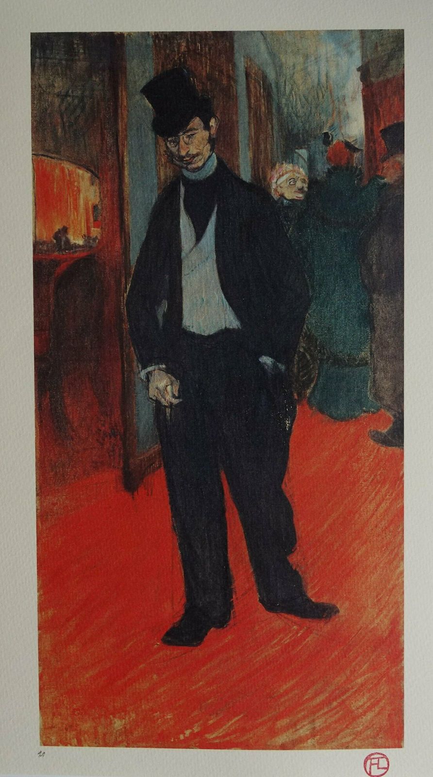 Fine Art Deco Post Impressionist Limited Edition Print, Henri De Toulouse Lautrec, Signed & Numbered
