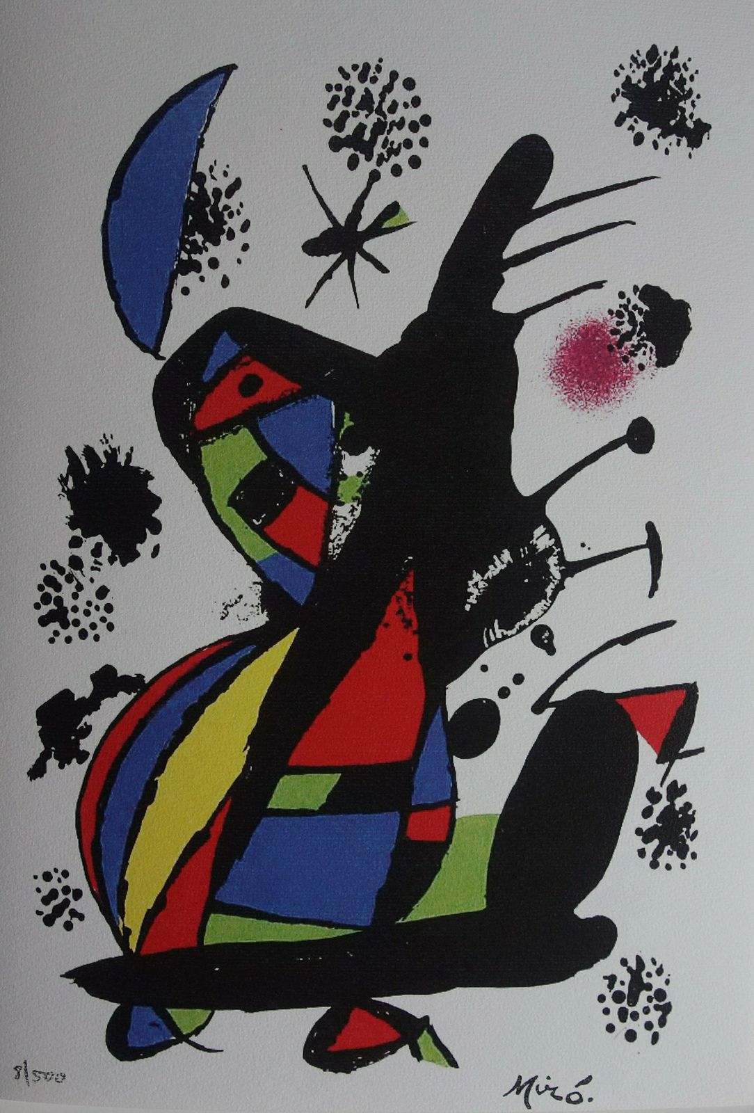 Fine Surrealist Limited Edition Print, Joan Miro, Signed & Numbered
