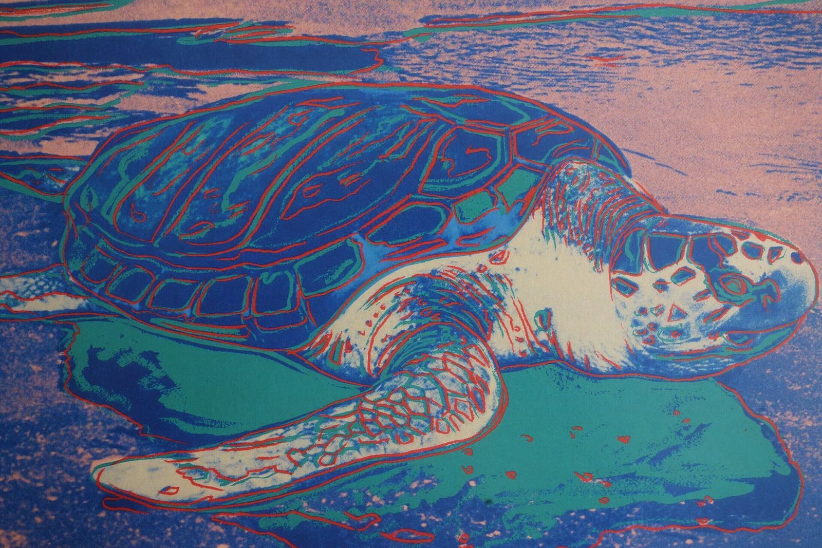 Fine Pop Art Limited Edition Print   Animal Series   Turtle, Andy Warhol, Signed & Numbered photo Art