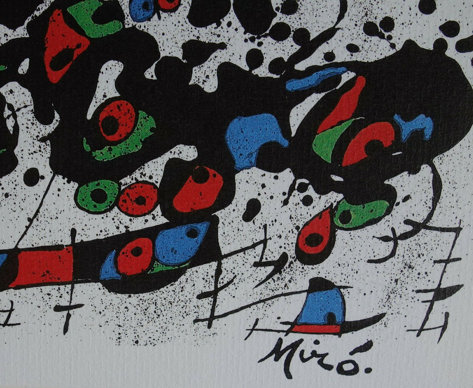 Fine Surrealist Limited Edition Print, Joan Miro, Signed & Numbered photo for sale